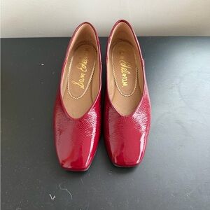 Sam Edelman Glossy Red Flats